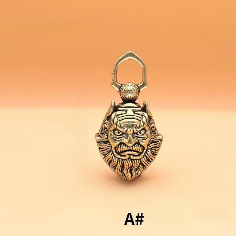 Mini Antique Brass Bell | Chinese Buddha Fengshui Home Decor Decorative Bell Babs A