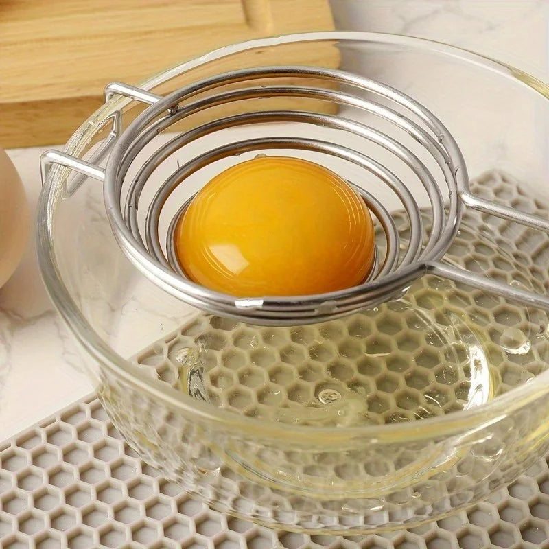 Stainless Steel Egg Separator – Yolk & White Divider Tool Egg Separator Tool Babs