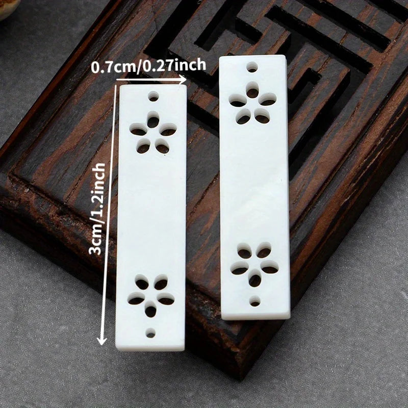 7Pcs Hollow Carved Shell Pendants for DIY Necklace & Bracelet Shell Jewelry Pendants Babs