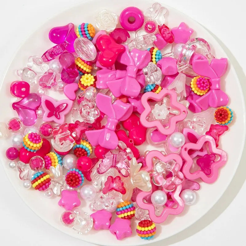 Mixed Acrylic Loose Beads – DIY Bracelet & Jewelry Making Kit DIY Jewelry Beads Babs