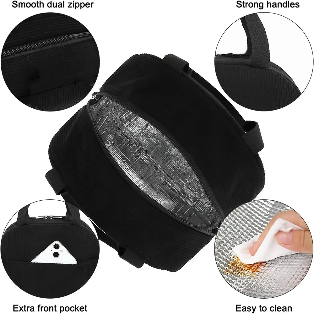 Insulated Lunch Bag for Women & Men – Cute Reusable Lunch Box Insulated Lunch Bag Babs
