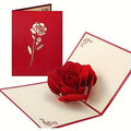 Rose 3D Pop-Up Card – Birthday & Mother's Day Gift Card Pop-Up Greeting Card Babs greeting card