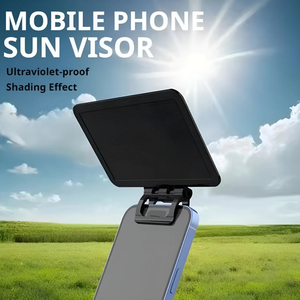 Car Phone Sun Visor Anti-Glare GPS Navigation Sunshade Hood Car Phone Sunshade Babs
