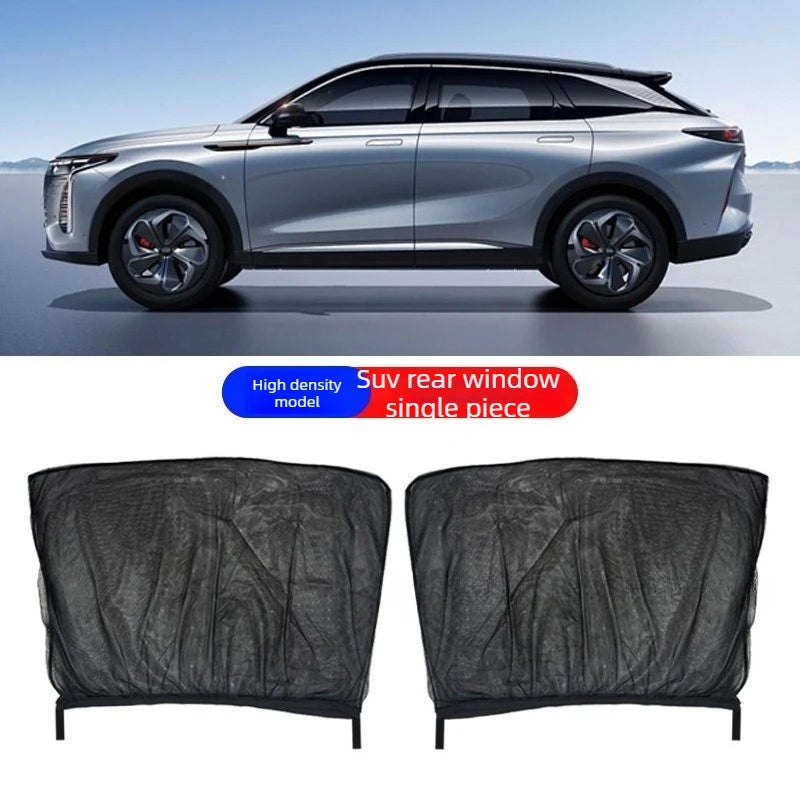 Car Window Mesh Sunshade & Mosquito Net – 2/4pcs Universal Car Window Sun Shade Babs B-rear 2pcs