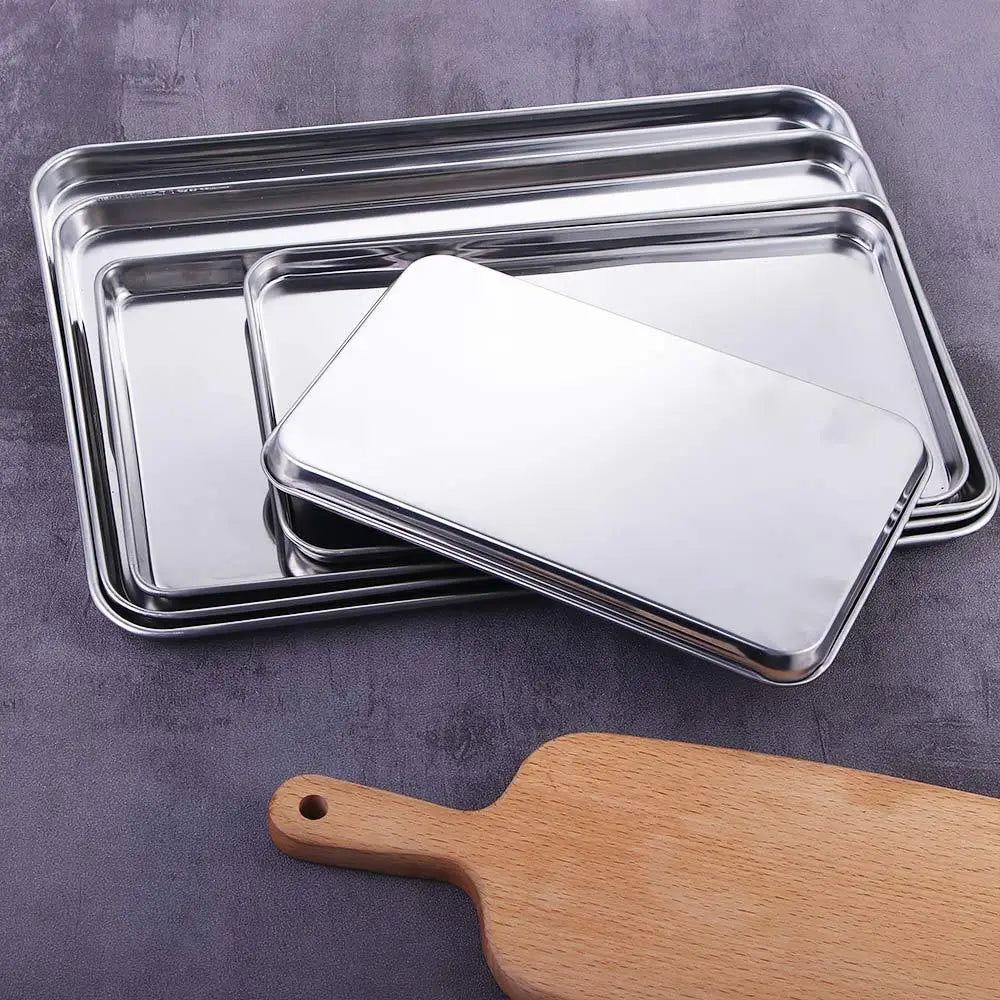 Stainless Steel Baking Tray – Loaf Pan, Cookie Sheet & Cake Dish Stainless Steel Bakeware Babs