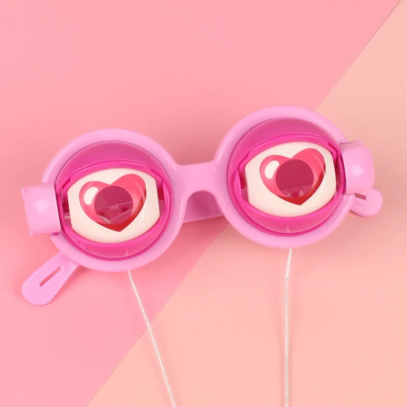 Halloween Crazy Eye Glasses – Funny Novelty Party Prop for Kids Novelty Party Glasses Babs Pink-1Pairs