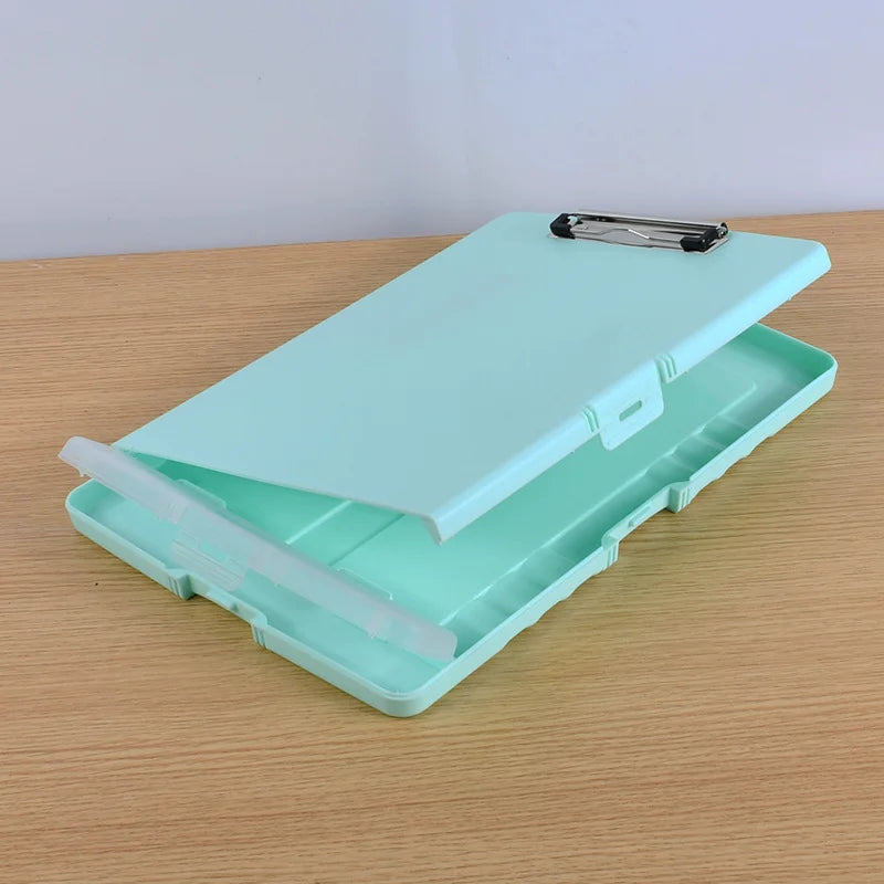 Foldable Clipboard 9.5x13" Rugged Portable Writing Board | Multi-Color Foldable Clipboard Babs Light Green