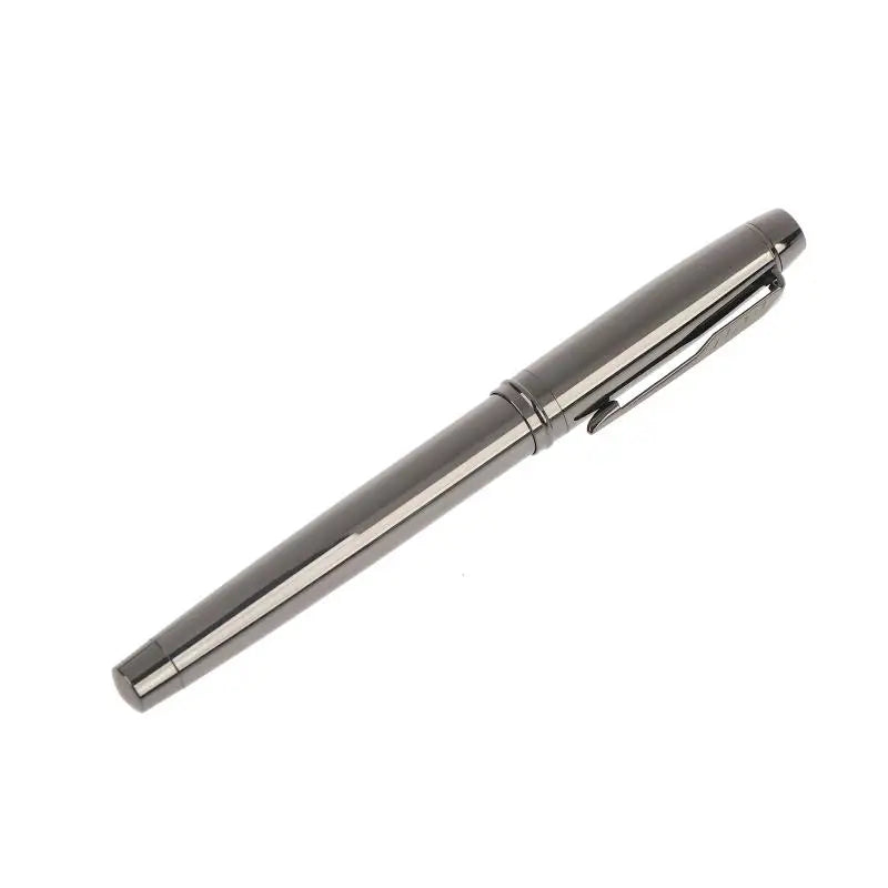 N2HAO Silver Gray Fountain Pen – Iridium 0.5mm Medium Nib Fountain Pen Babs