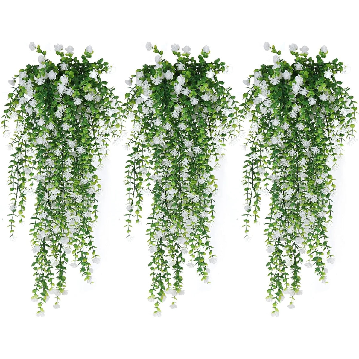 Artificial Eucalyptus Camellia Flower Stems – UV-Resistant Décor Artificial Flower Stems Babs