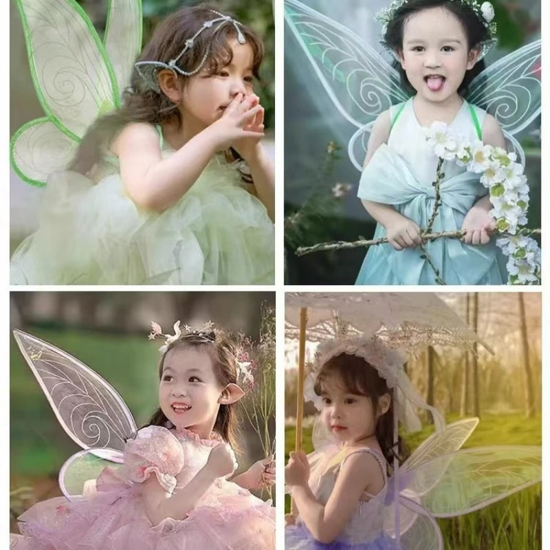 Foldable Fairy Butterfly Wings Kids Costume for Party & Play Kids Costume Wings Babs