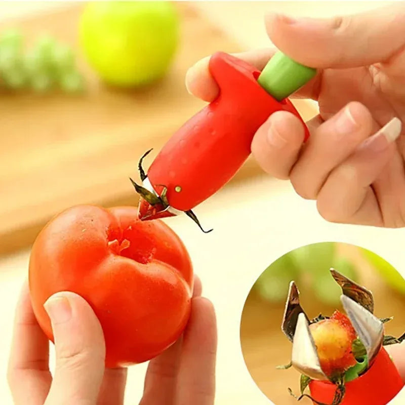Strawberry Huller & Stem Remover – Stainless Steel Corer Tool Fruit Huller Tool Babs