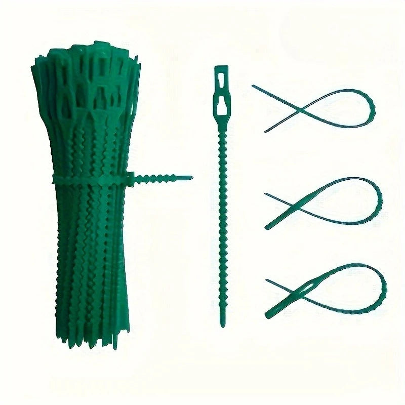 Adjustable Green Garden Plant Twist Ties – Flexible Support Garden Plant Ties Babs