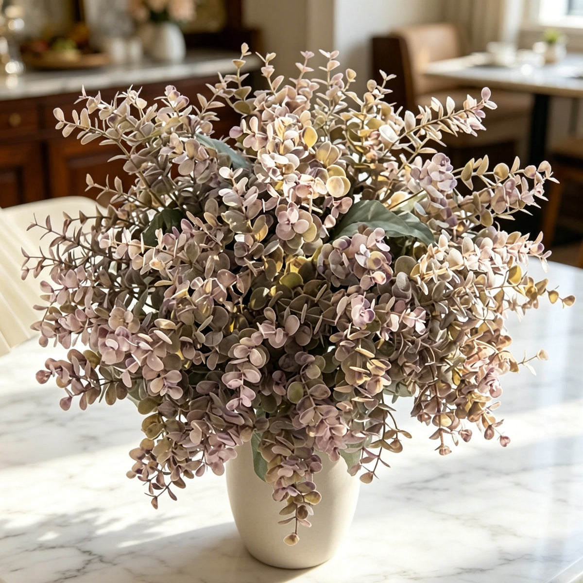 Artificial Eucalyptus Bouquet – Wedding & Home Floral Décor Artificial Flower Bouquet Babs