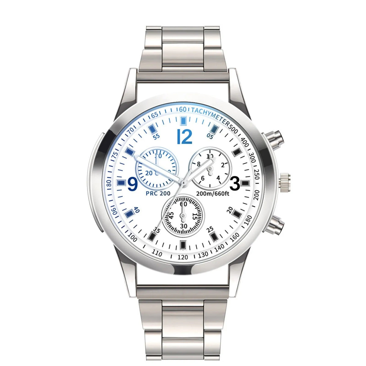Men's Quartz Wristwatch – Analog Stainless Steel Style Watch Men's Quartz Watch Babs A