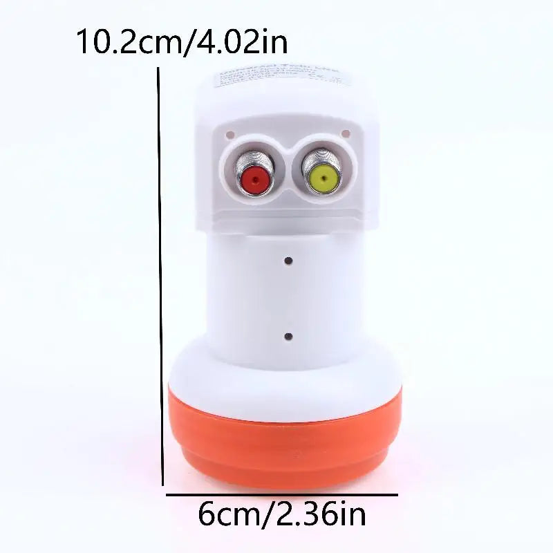 Universal Twin LNB KU Band Dual Output LNBF 0.1dB HD Satellite Dish Satellite LNB Babs 1Pcs