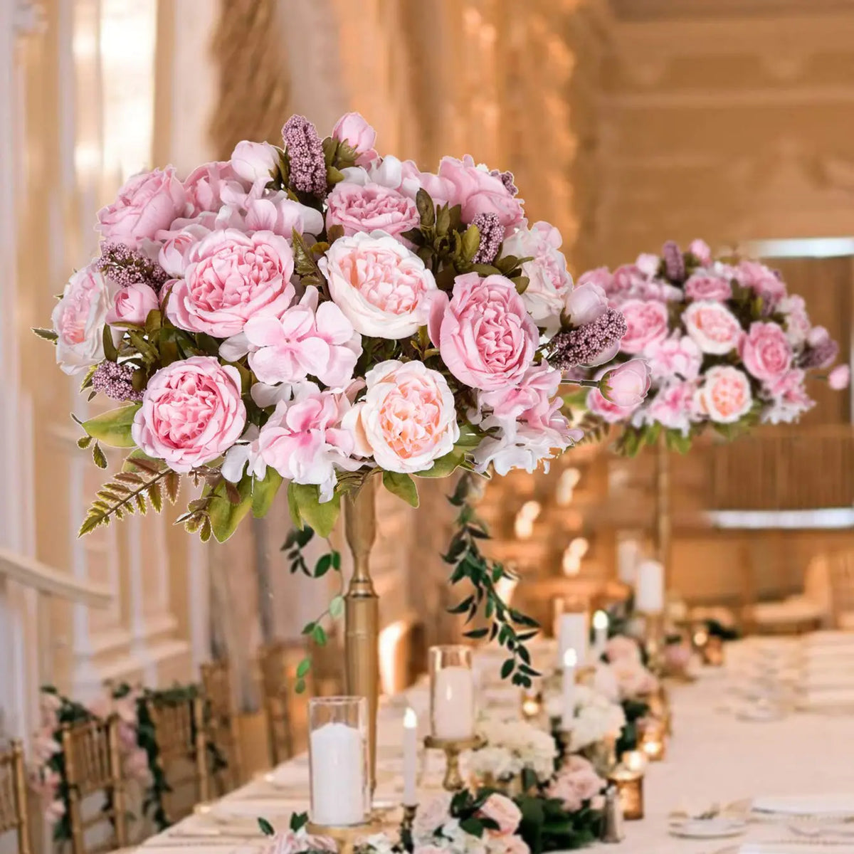 Silk Peony Hydrangea Artificial Flowers – Wedding & Home Décor Artificial Silk Flowers Babs