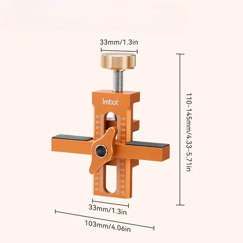 2-in-1 Cabinet Door Installation Jig & Positioning Tool Woodworking Installation Jig Babs Upgraded version