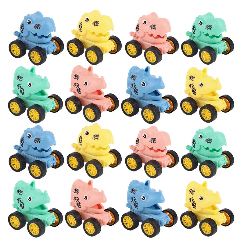 12pcs Dinosaur Pull-Back Car Toys – Kids Party Favors & Gifts Pull-Back Toy Cars Babs 12Pcs
