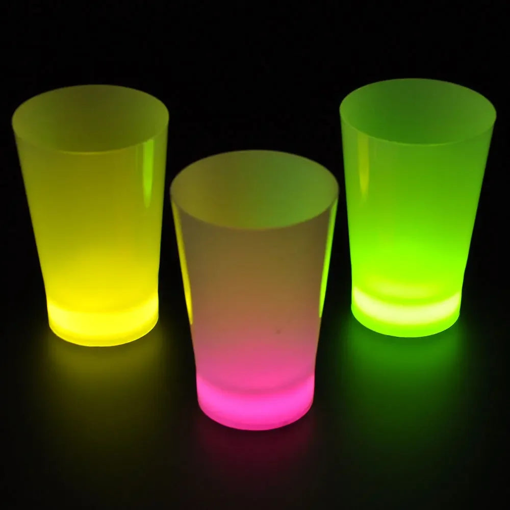 20pcs Neon Glow Party Cups – Multi-Color Birthday Favors Glow Party Cups Babs