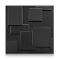 3D PVC Wall Panels 30x30cm Geometric DIY Home Décor – 10pcs 3D Wall Panels Babs S110-Balck