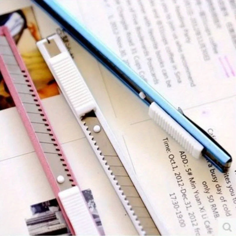 2pcs Metal Retractable Utility Knife – Art Cutter & Letter Opener Retractable Utility Knife Babs