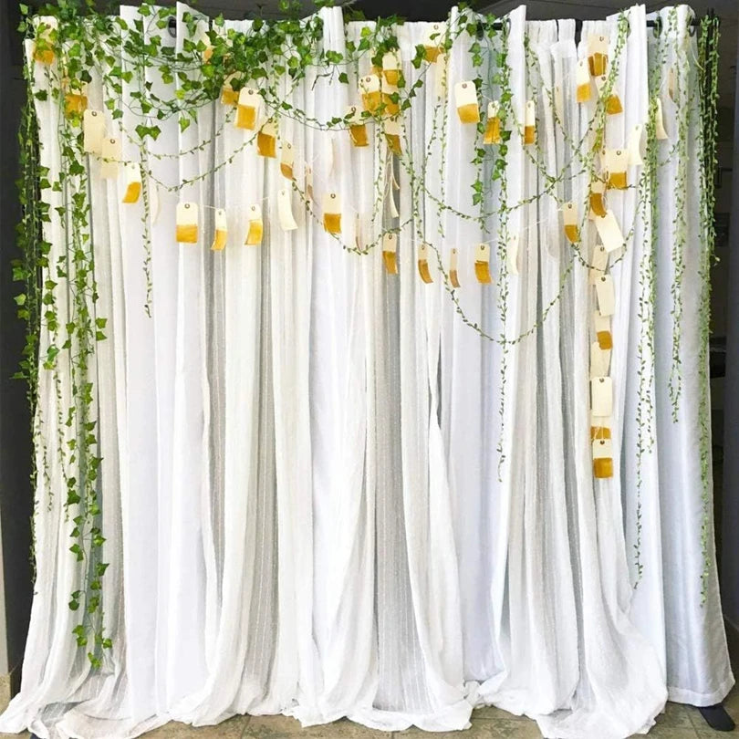 Artificial Leaf Vine Garland 5 & 15M – Wedding & Home Decor Artificial Vine Garland Babs