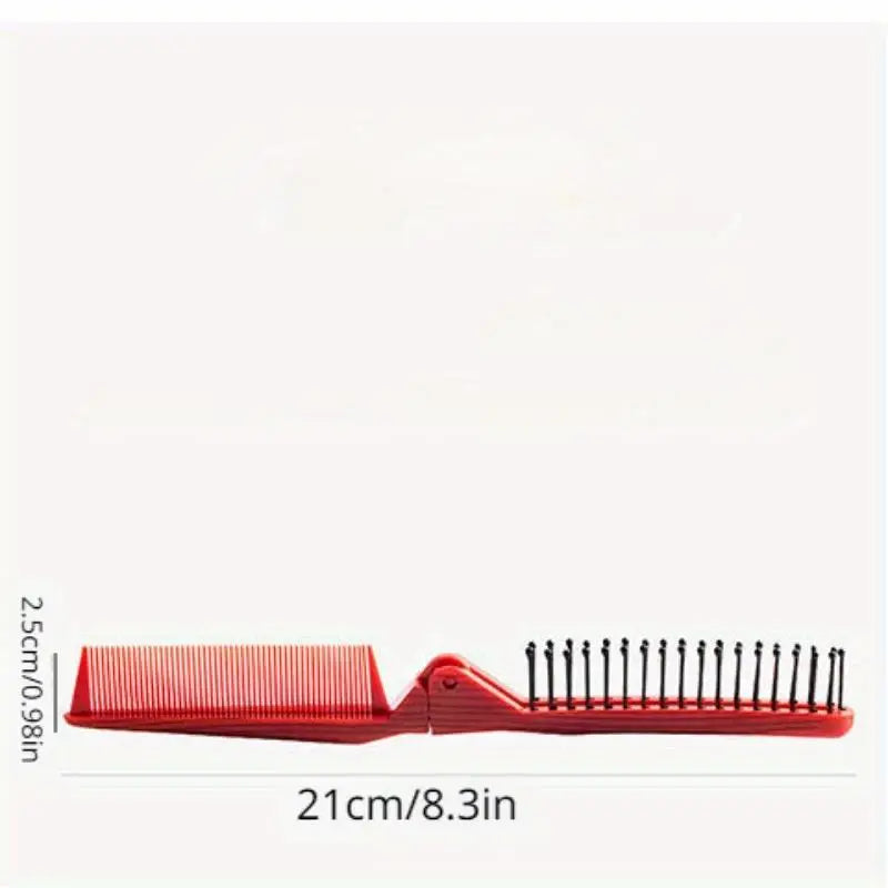 Folding Bristle Travel Comb – Portable Dual-Head Hair Comb Travel Hair Comb Babs