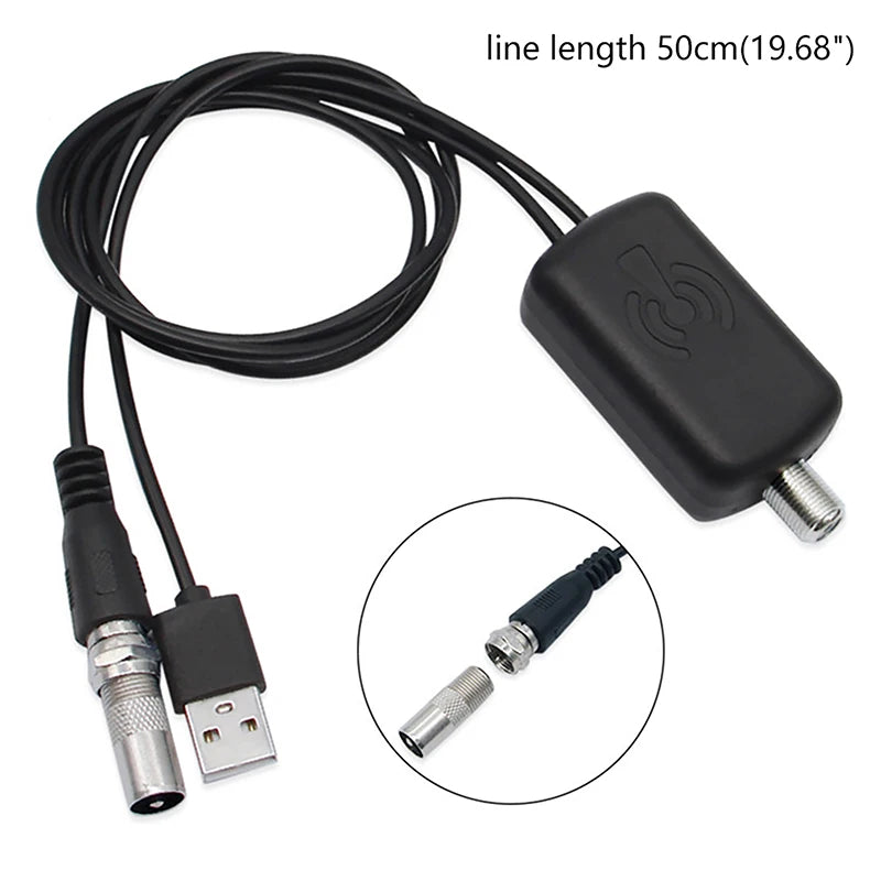 HDTV Antenna Amplifier 4K 25dB High Gain TV Signal Booster TV Antenna Amplifier Babs