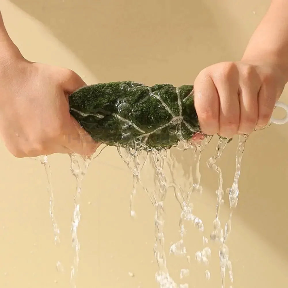 Double-Layer Leaf Hand Towel – Quick-Dry Hanging Cloth Hanging Hand Towel Babs