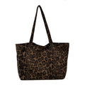 Vintage Leopard Print Tote Bag – Large Crossbody for Women Leopard Print Tote Bag Babs Beige 1PC