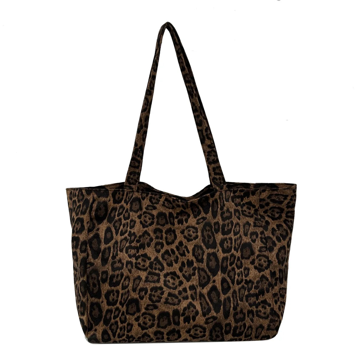 Vintage Leopard Print Tote Bag – Large Crossbody for Women Leopard Print Tote Bag Babs Beige 1PC