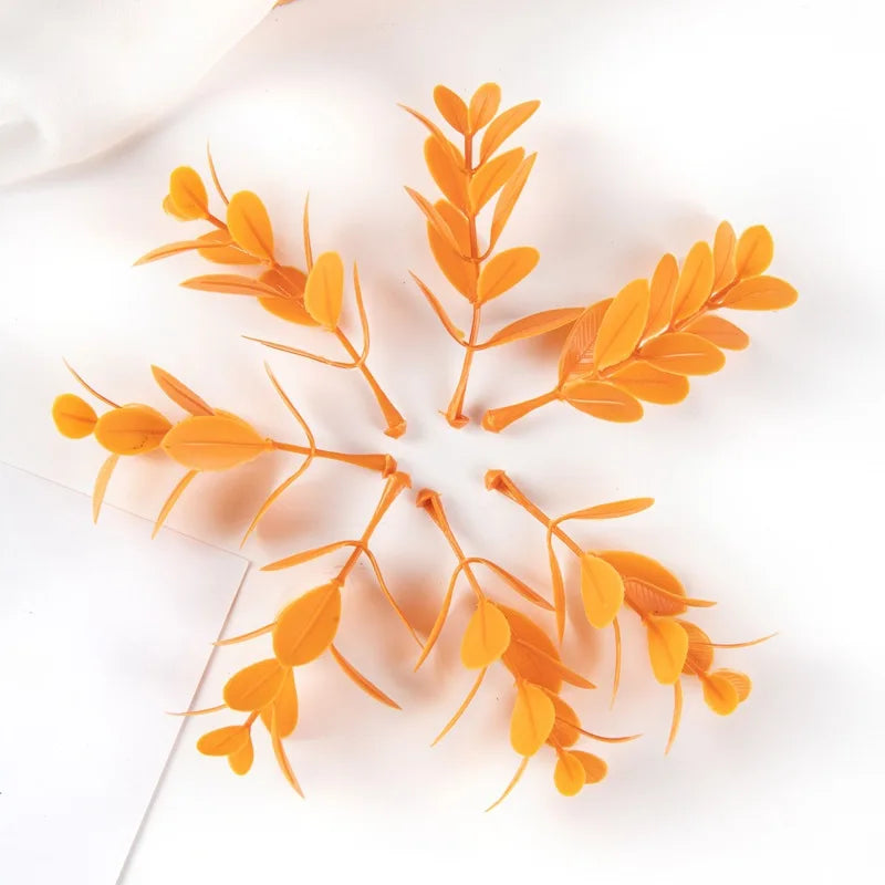 Artificial Leaf Stems – Wedding, Home & DIY Décor (10/20 Pcs) Artificial Leaf Stems Babs