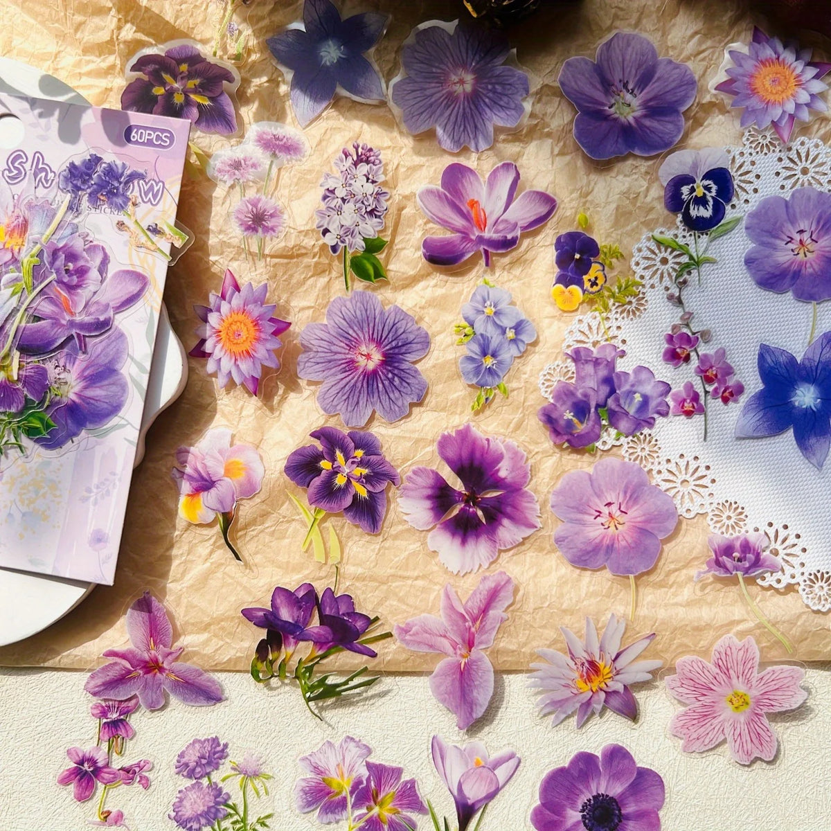 Floral Transparent Stickers – Scrapbooking, Journaling & Crafts Craft Stickers Babs