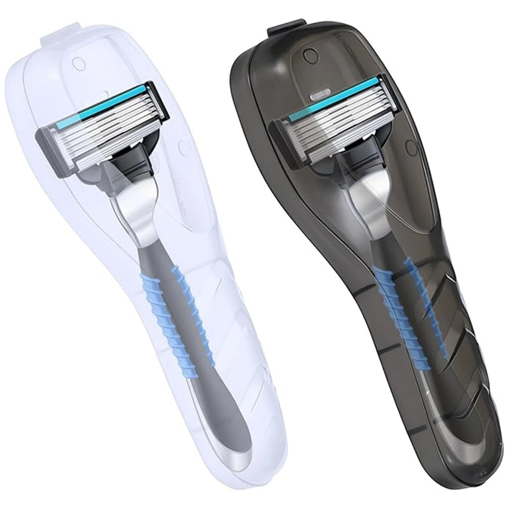 Travel Razor Case – Clear Portable Plastic Shaver Protector Box Razor Travel Case Babs