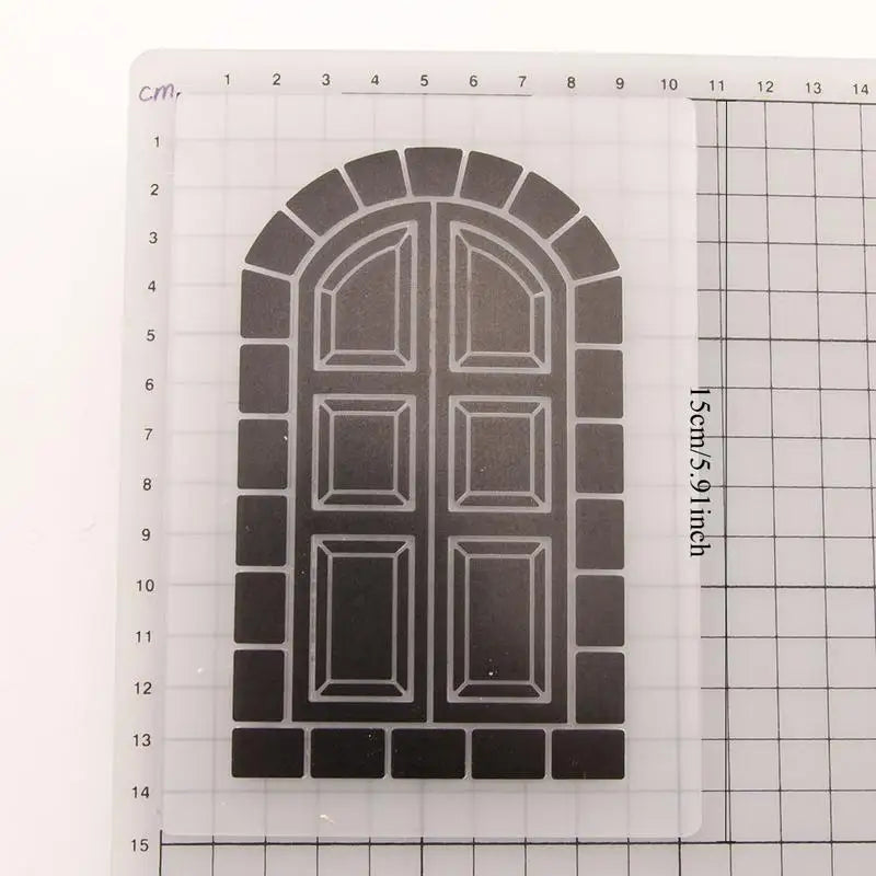 Leaves Plastic Embossing Folder – DIY Scrapbook Card Making Embossing Folder Template Babs