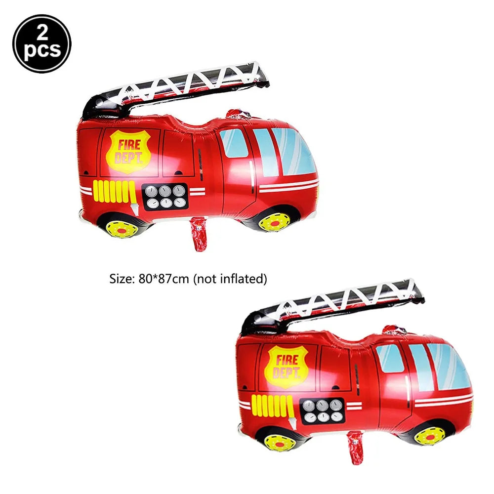 Fire Truck Inflatable Foil Balloons – 3 Styles Party Décor Party Balloons Babs Camouflage As pictures show