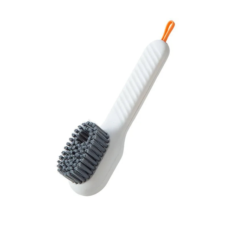 Multifunction Shoe Brush with Auto Soap Dispensing & Soft Bristles Cleaning Shoe Brush Babs White-1PC