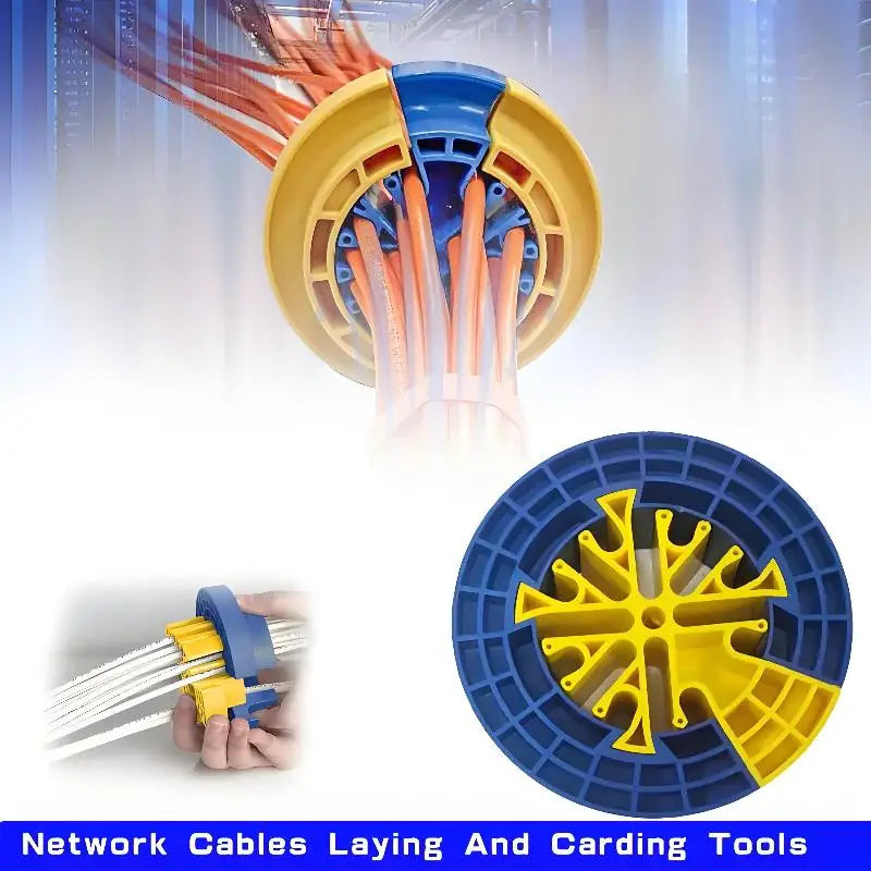 Network Cable Comb Carding Tool – Cat5 & Cat6 Fireproof ABS Cable Management Tool Babs