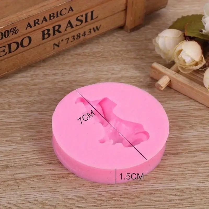 Mini Dog Silicone Mold – Fondant, Chocolate & Soap Silicone Baking Mold Babs