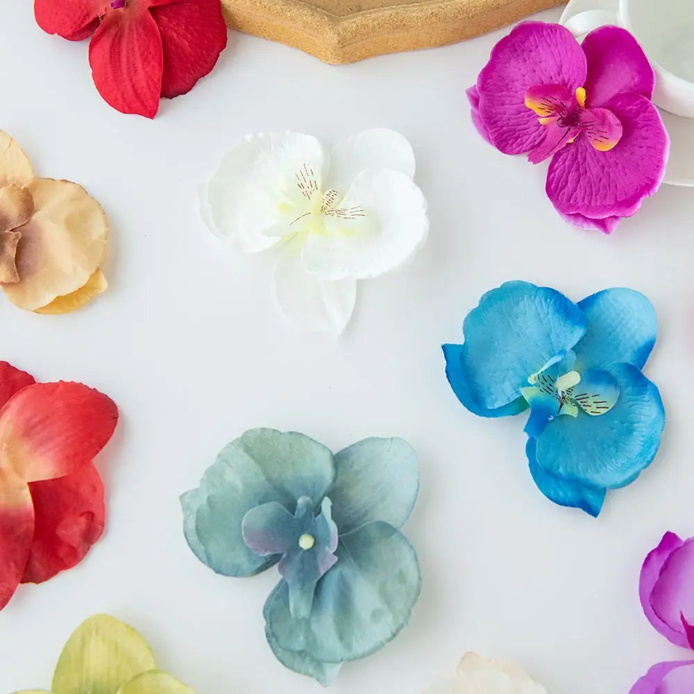 Silk Artificial Moth Orchid Flowers — Wedding & Home Decor Artificial Flowers Babs