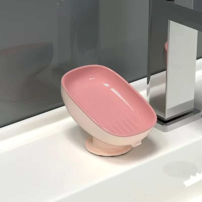 Suction Cup Soap Dish – Self-Draining Non-Slip Soap Holder Soap Dish Babs P