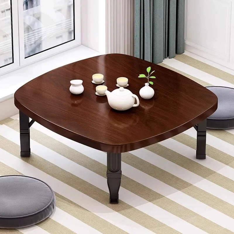 Folding Tatami Coffee Table – Minimalist Low Side Table 80cm Folding Coffee Table Babs