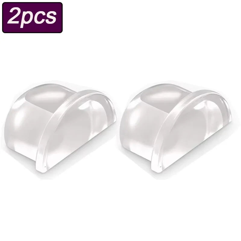 Transparent Self-Adhesive Door Stopper – No-Drill, 1–4 Pack Door Stopper Babs D-2pcs