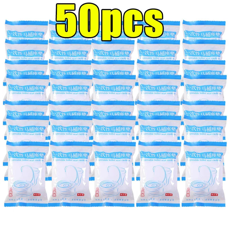 Disposable Toilet Seat Covers – Waterproof, Travel-Ready Multi-Pack Disposable Seat Cover Babs 50pcs