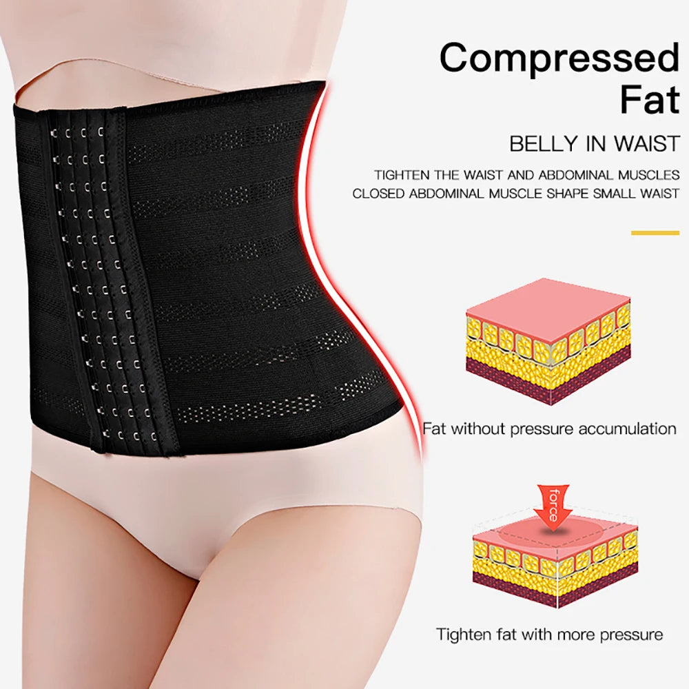 Breathable Waist Trainer Belt – Tummy Control Underbust Corset Waist Trainer Belt Babs