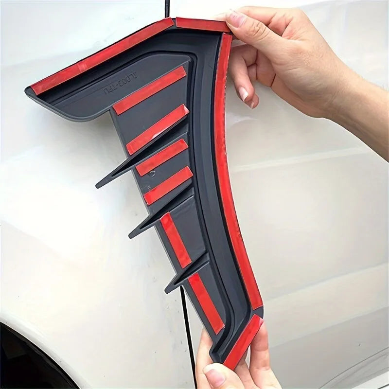 2pcs Universal Car Fender Wheel Decoration Stickers Side Wing Car Decoration Stickers Babs