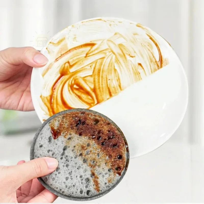 High-Density Round Kitchen Sponge Scouring Pads – 2/3/5/8 Pack Kitchen Scouring Sponge Babs