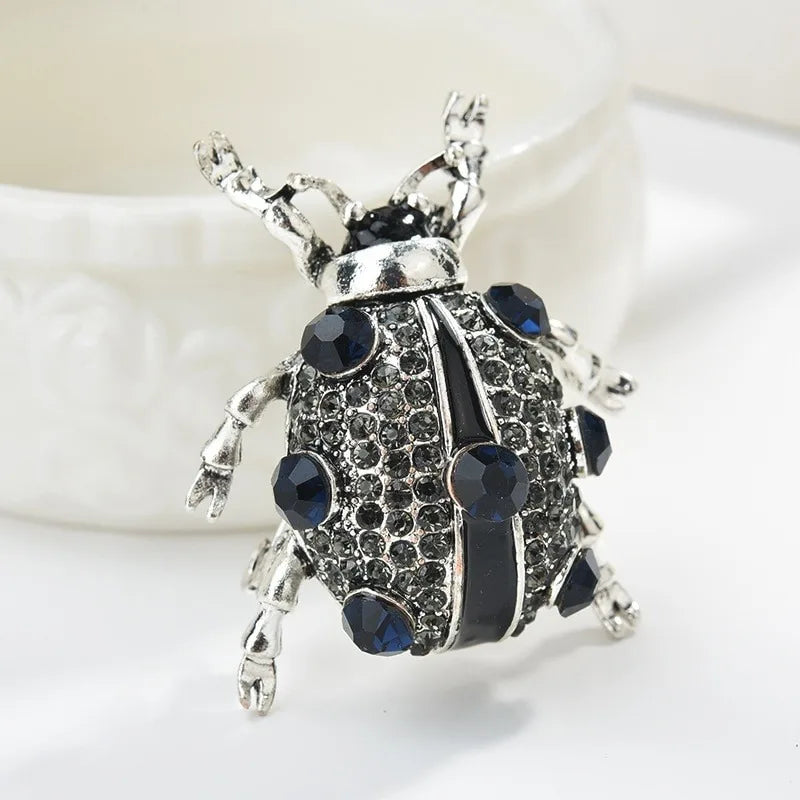 Metal Scarab Beetle Brooch Pin – Fashion Animal Boutonniere Fashion Brooch Pin Babs