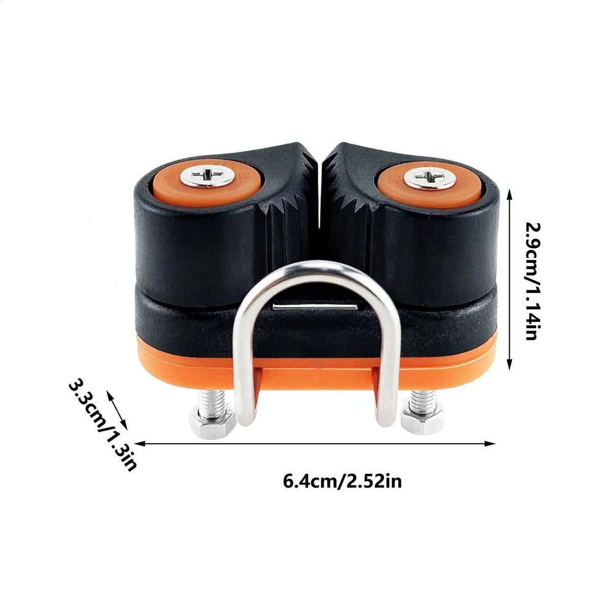 Cam Cleat Rope Clamp with Guide Ring | Kayak Marine Hardware Marine Rope Clamp Babs