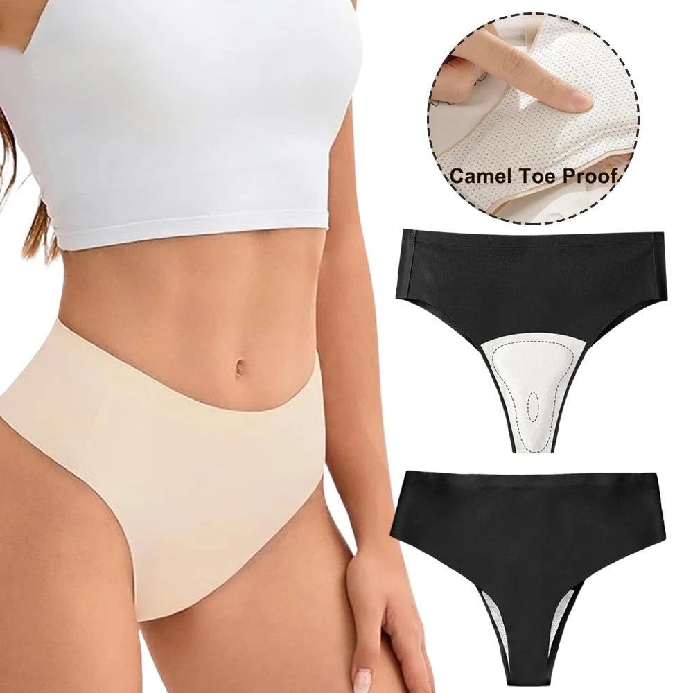 Women's Seamless No-Show Briefs – Camel Toe Concealer Women's Seamless Briefs Babs